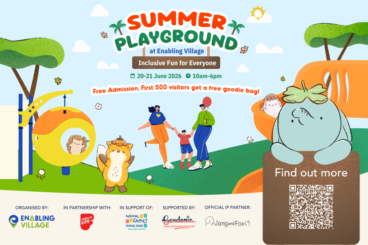 Summer Playground at Enabling Village background