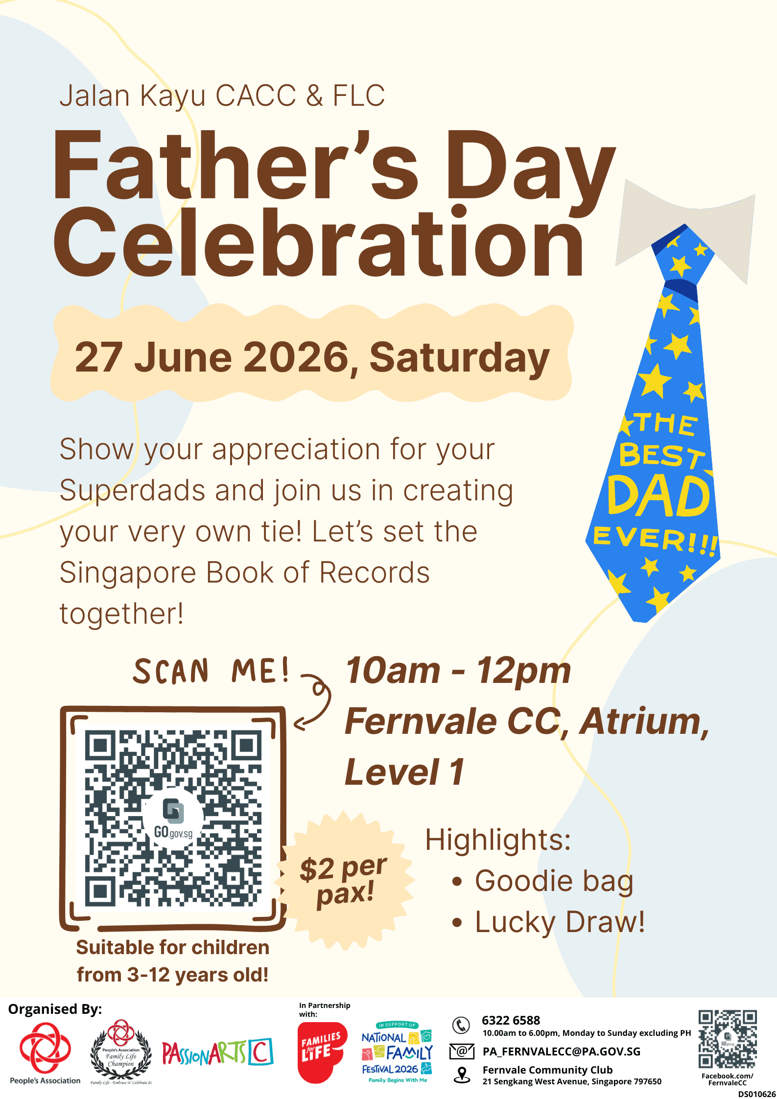 Father's Day Celebration 2026 background